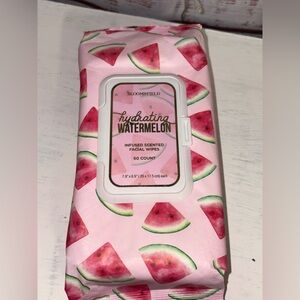 Hydrating Watermelon Facial Wipes - Pink. BNWOT.  60 count